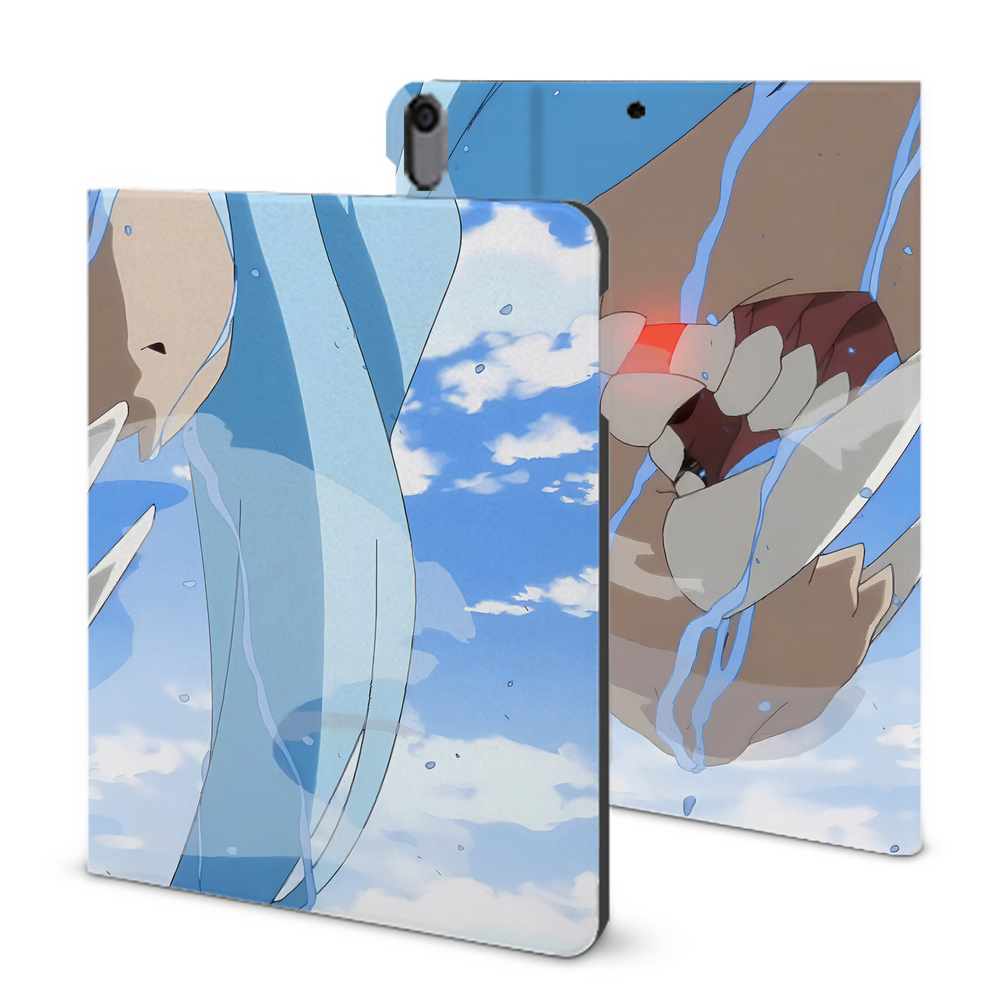 （画像用） 転スラ Regarding Reincarnated to Slime IPad ケース ブック型 PUレザー TPU 耐衝撃 軽量 薄型 ペン収納なし 全面保護 IPad 各モデル対応